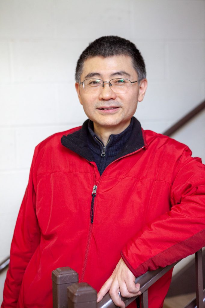 Yu Lei, Centennial Professor of Chemical and Biomolecular Engineering. (UConn Photo)