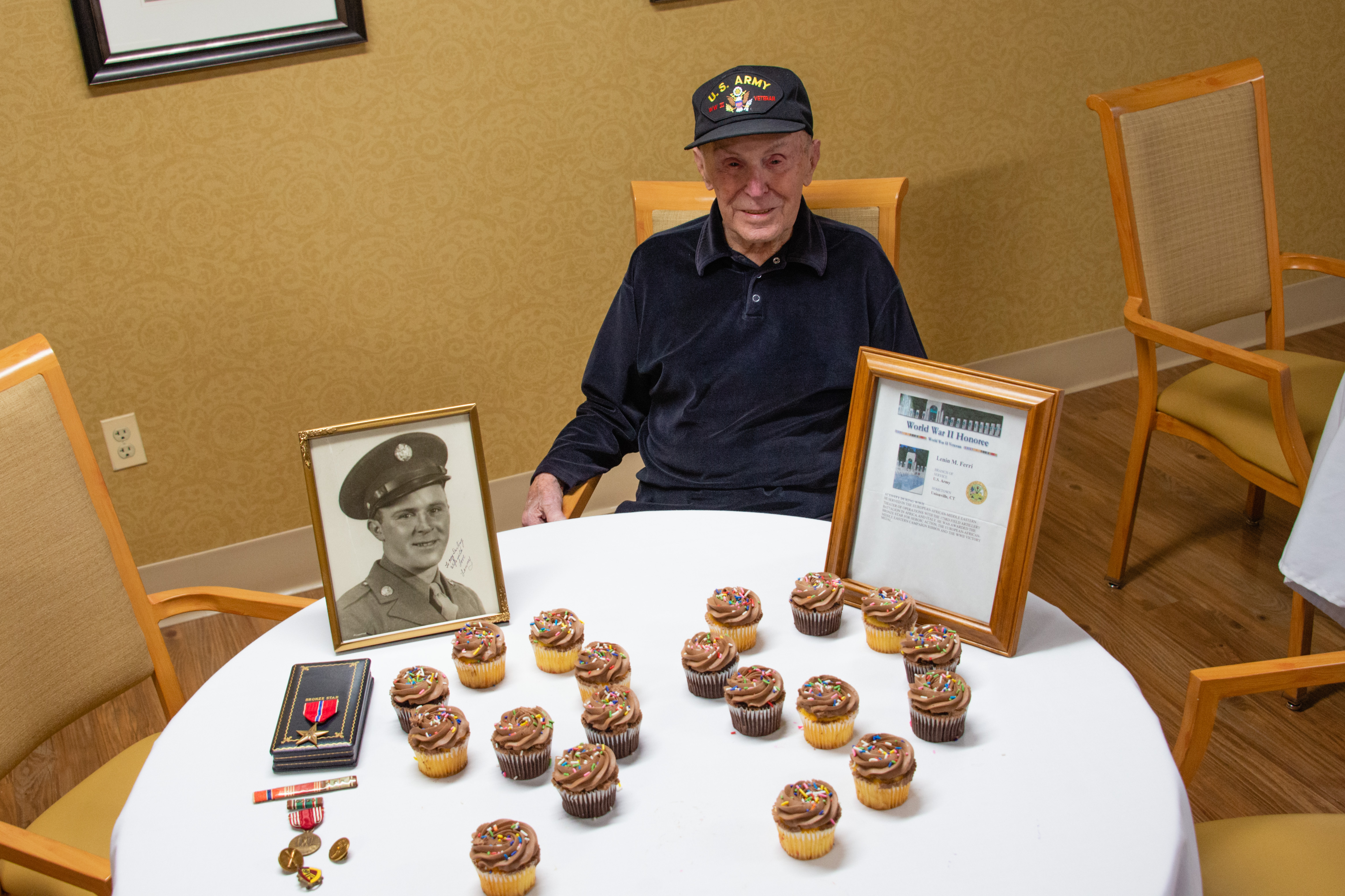 Lenny Ferri, 99-year-old WWII veteran