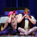 Jessica Hendy (Donna) and Rob Barnes (Harry) in Mamma Mia! (Gerry Goodstein for UConn)