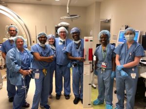 Kwame and vascular team on June 18