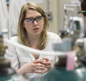 Jessica Rouge, assistant professor of chemistry. (Sean Flynn/UConn Photo)