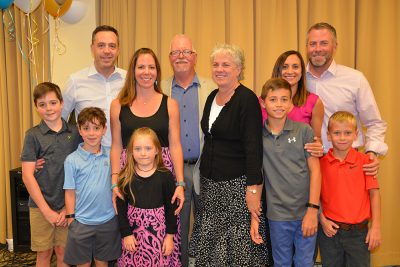 Scott Brown and his family