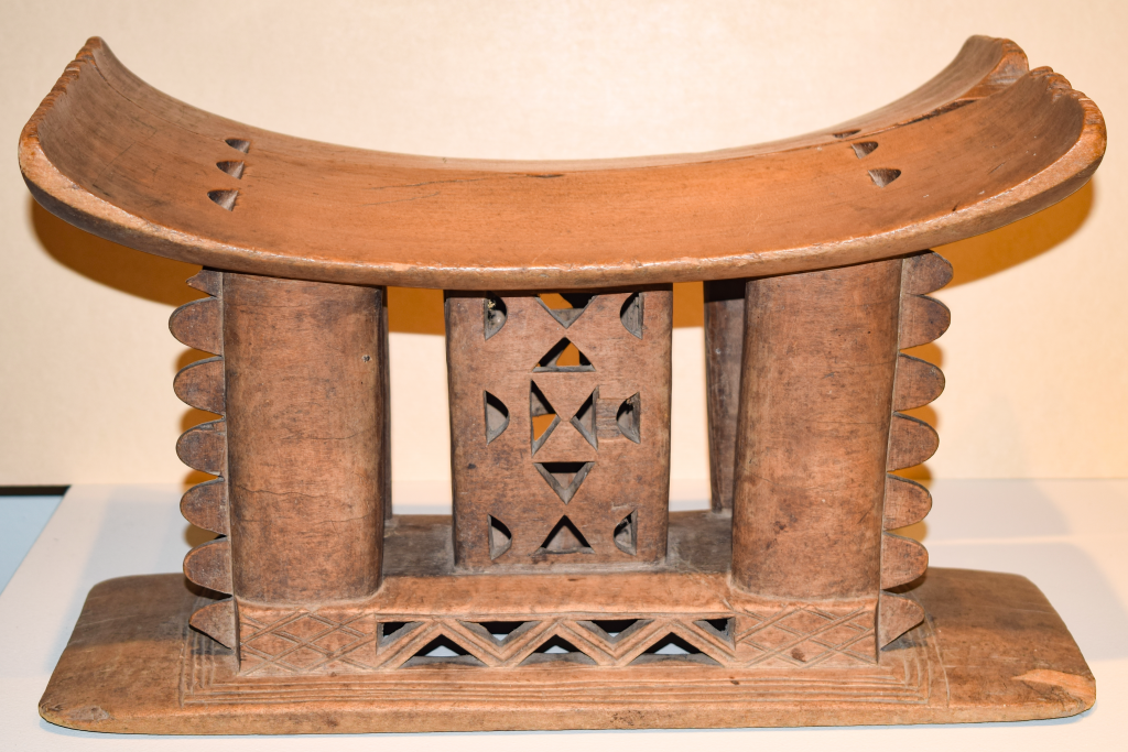 Asante Artist (Ghana) Stool, Gift of Janine and Josef Gugler, William Benton Museum of Art.