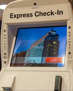 Express check-in kiosk