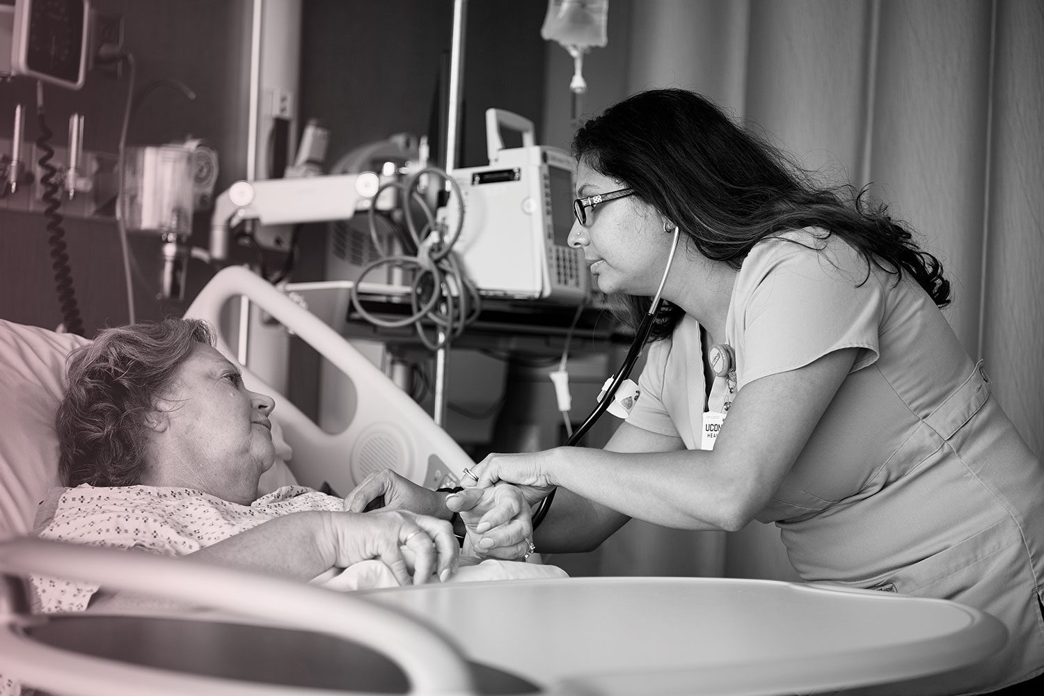 Nurse navigators and nurses like Minal Dave, RN, often offer patients emotional support.