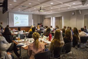 crowd shot of VA workshop attendees at UConn Health