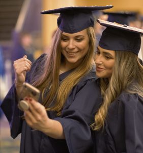 Scenes from the UConn School of Nursing's CEIN/BS Pinning and Commencement Ceremony on December 12, 2019. (Jaclyn Severance/UConn Photo)
