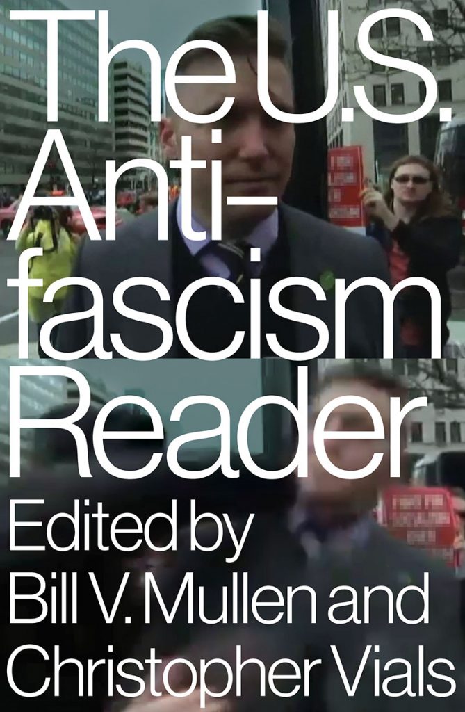 The cover of Christopher Vials' anthology, called "The U.S. Antifascism Reader" 