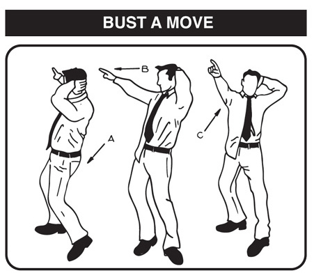 Illustration of guy dancing.