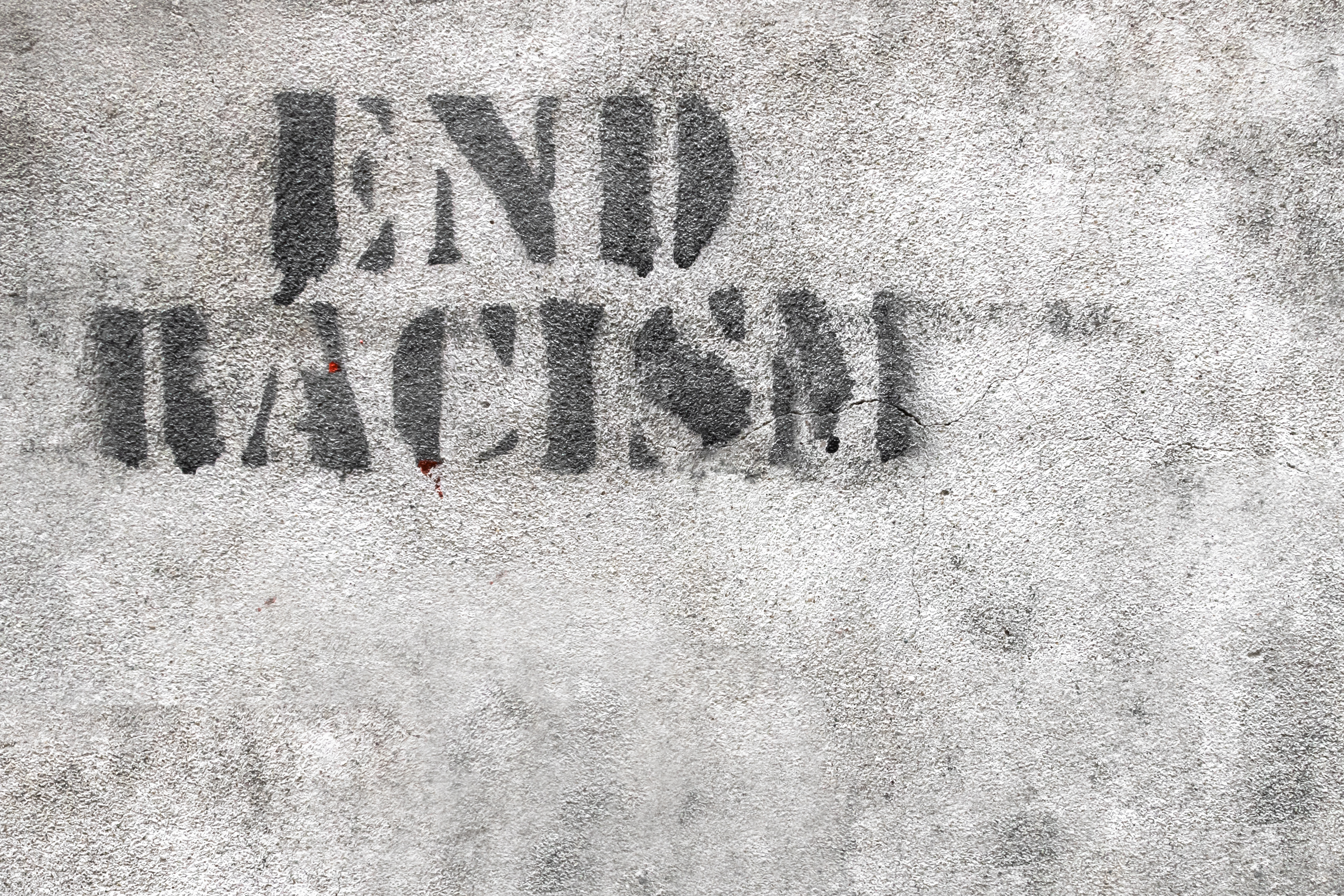 End racism graphic.