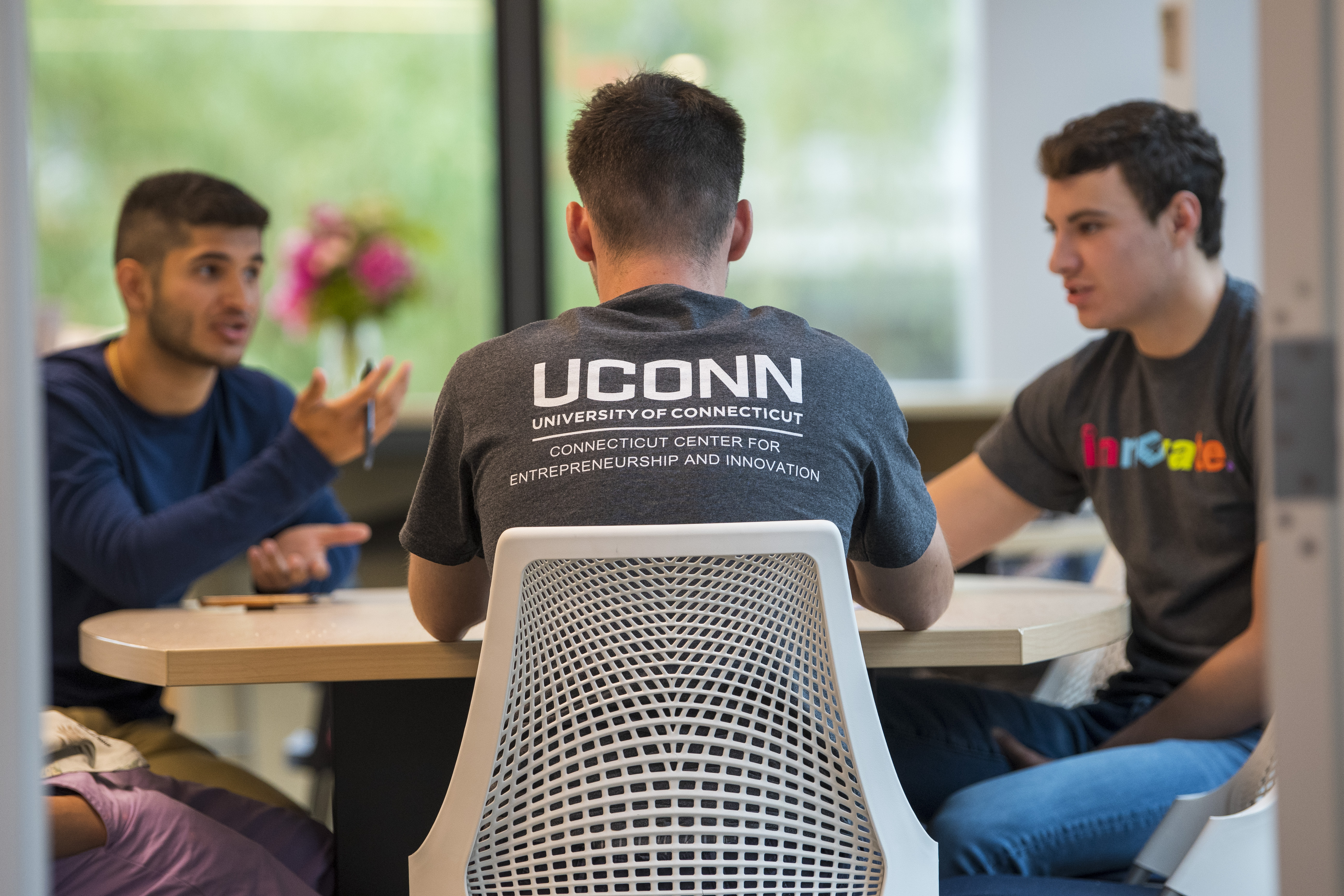 Students at UConn's Connecticut Center for Entrepreneurship