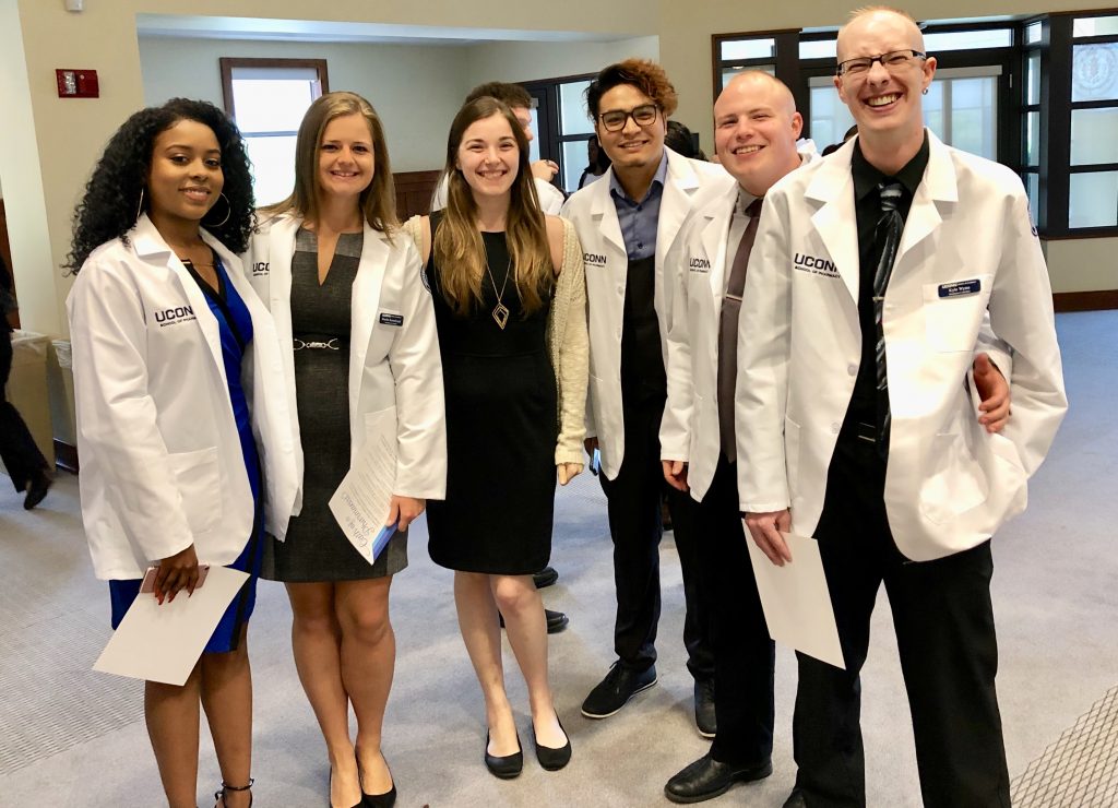 UConn Pharmacy Students at White Coat Ceremony 2019