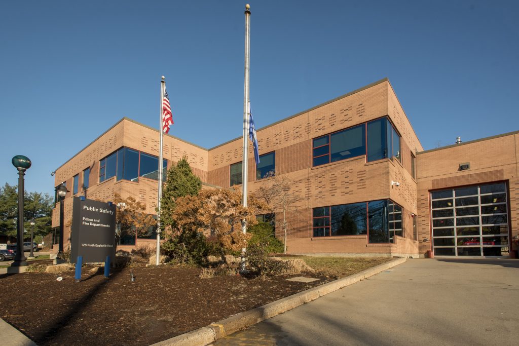 Public Safety building where police and fire departments are located.