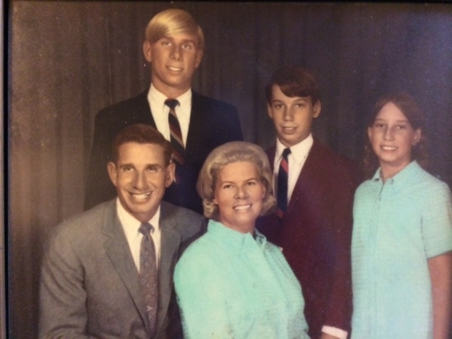 An old family photo of the Wolff family, which supports student entrepreneurship at UConn.