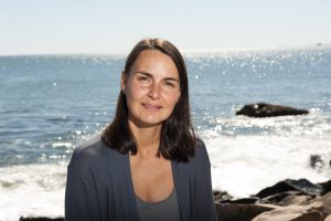 Associate Professor Penny Vlahos works to mitigate pollution issues in the Long Island Sound.