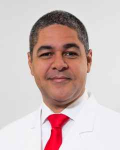 Dr. Bernardo Rodrigues portrait, white coat