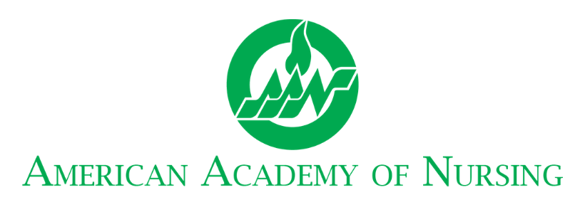 A logo that reads American Academy of Nursing.