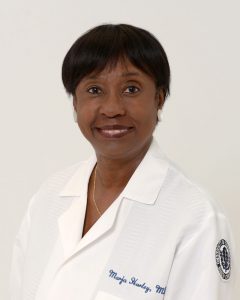Dr. Marja Hurley portrait (white coat)