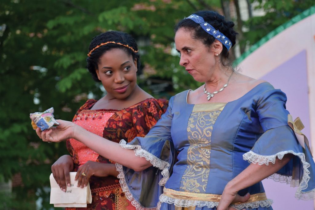 Laura Sheehan ’85 (SFA) in "The Merry Wives of Windsor."