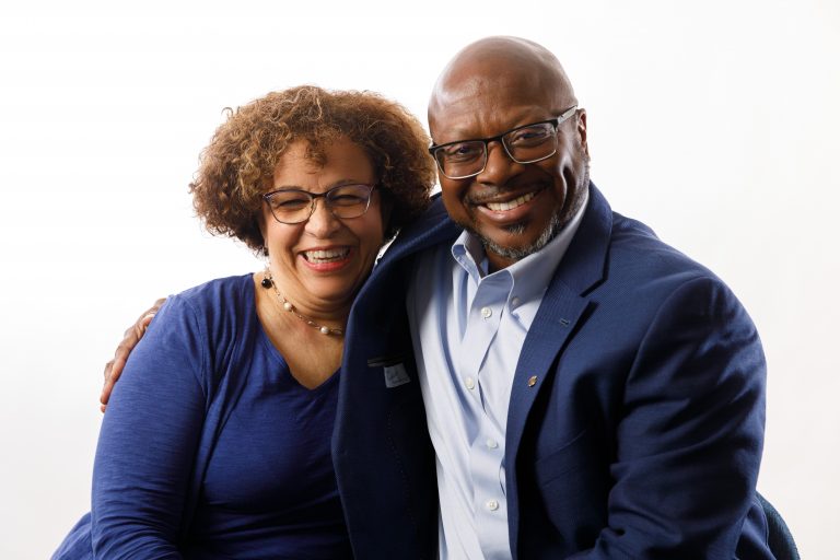 Bryan Pollard ’85 (CLAS) and Alice (Melville) Pollard ’83 (CLAS), two alumni who are helping new generations of Huskies take full advantage of the opportunities at UConn