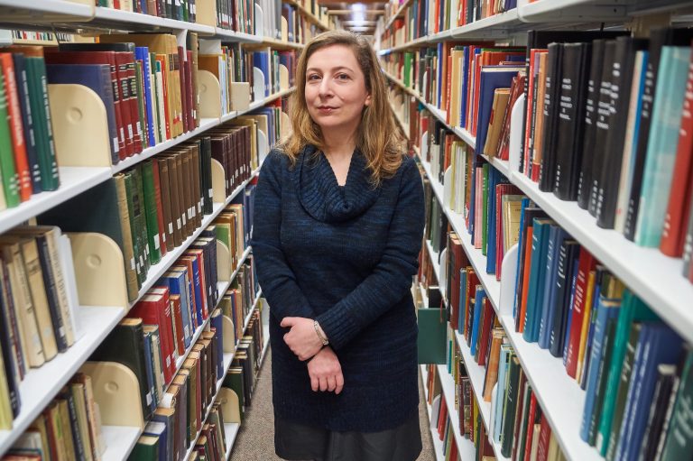 Ellen Litman at the Homer Babbidge Library on March 30, 2017.