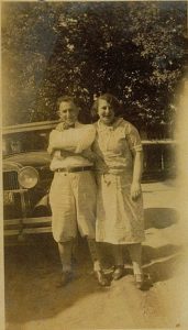 Nathan and Dora Blumenthal in the 1930s. The Blumenthals were the first Jewish family to move to Danielson in 1924, and later opened a hardware store.