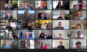 Virtual meeting of 25 HRRC members