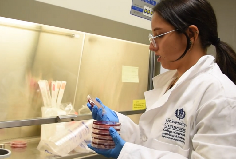 Adriana Suria '24, a nutritional sciences major and participant in Bridging the Gap.
