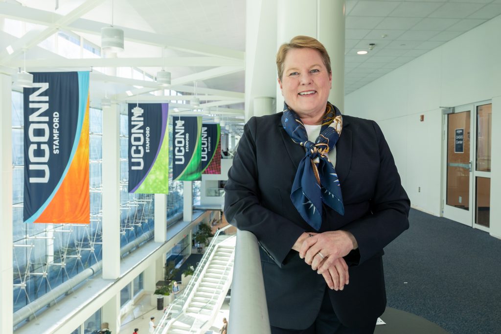 Portrait shot of UConn Stamford campus director Dr. Jennifer Orlikoff