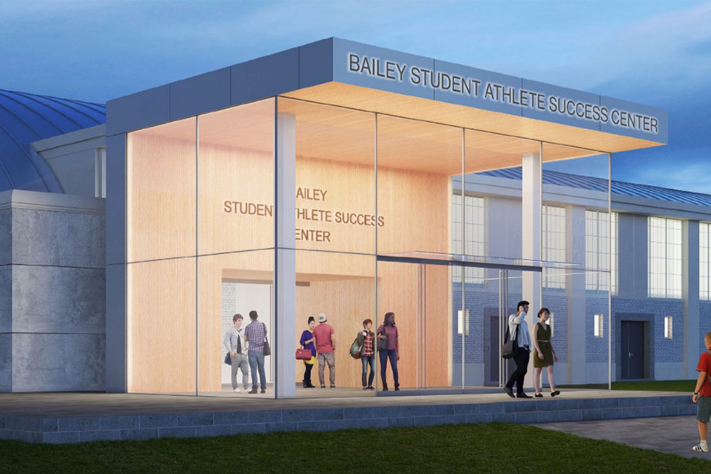 Rendering of the new Student-athlete Success Center