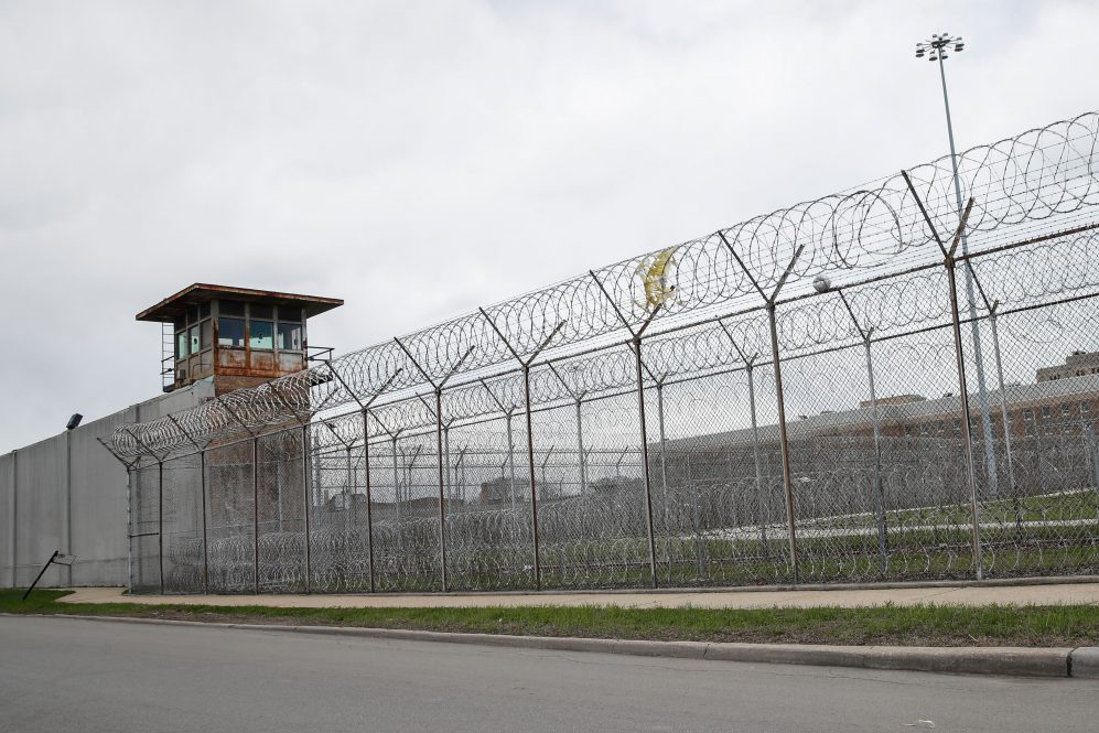 The Cook County Department of Corrections (CCDOC), housing one of the nation's largest jails, is seen in Chicago, Illinois, on April 9, 2020.