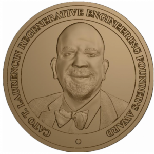 Dr. Cato T. Laurencin's portrait will be on the medal of the newly established Cato T. Laurencin Regenerative Engineering Founder’s Award.
