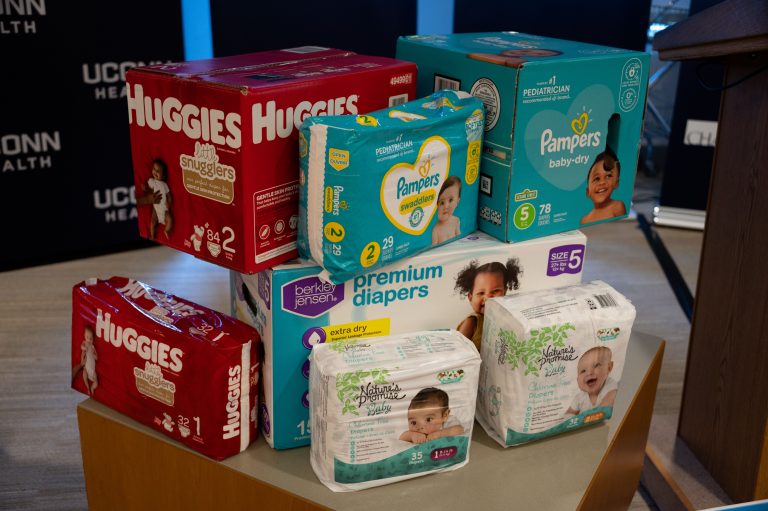 Free diaper supplies being distributed by the new Diaper Connections program now being launched statewide