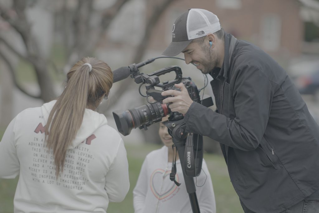 Guerra on location in Kentucky for his PBS Frontline documentary, After Zero Tolerance.