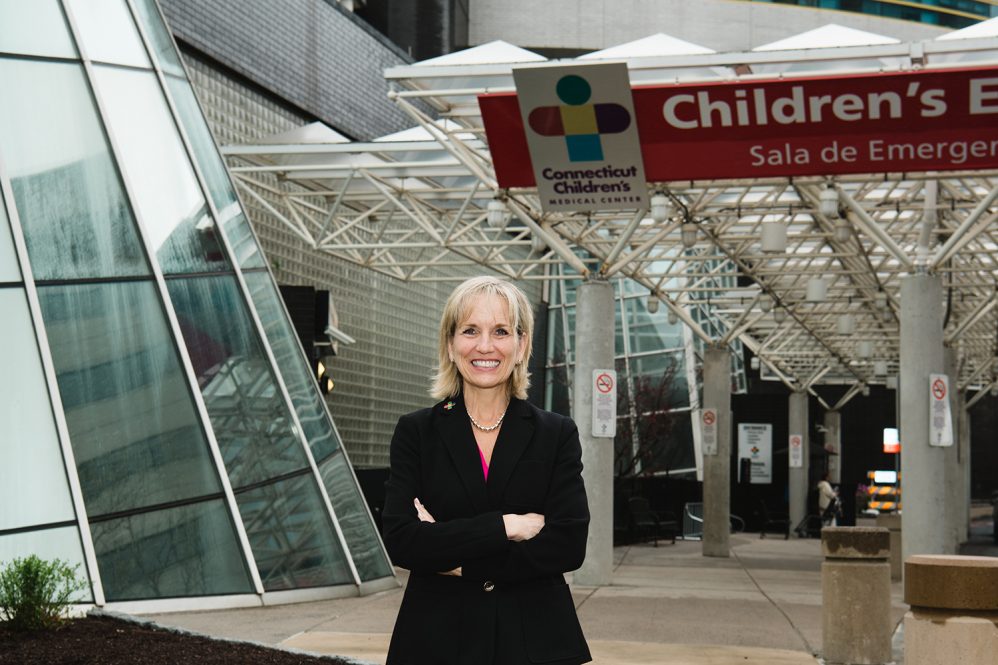 Annamarie Beaulieu, a vice president at Connecticut Children's Medical Center, said the UConn Executive MBA program helped her strengthen her business knowledge, including how to build and sustain strong teams. Beaulieu will be the EMBA program's commencement speaker this weekend. (photo courtesy of CCMC)