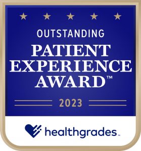 Healthgrades Outstanding Patient Experience Award 2023 badge