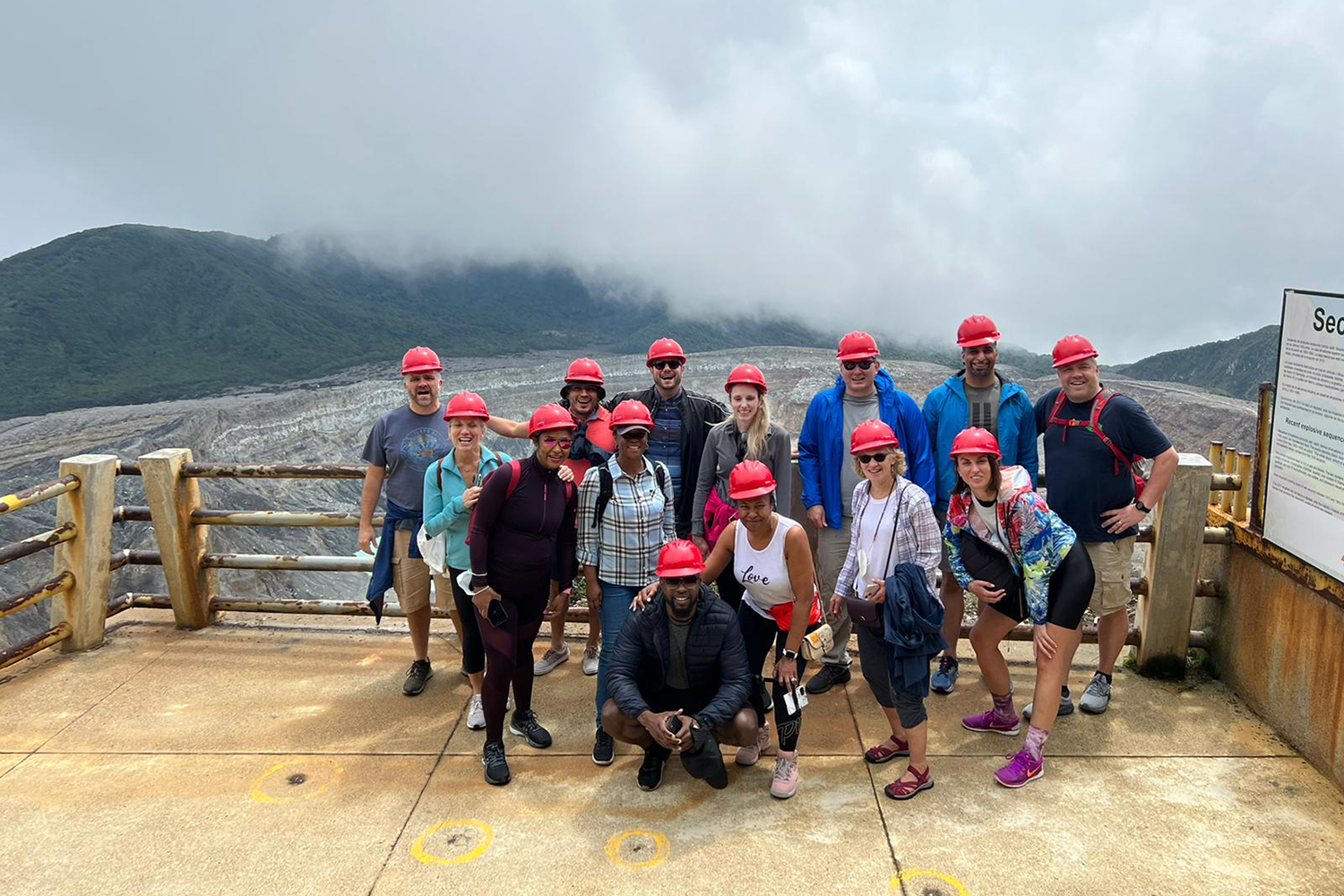 During the summer of 2022, our Executive MBA students embarked on an immersion trip to Costa Rica, where they visited Paos Volcano National Park. (Contributed Photo)