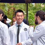 Doctor of Physical Therapy students receive their white coats at a ceremony held May 13, 2023. (Jason Sheldon/UConn Photo)