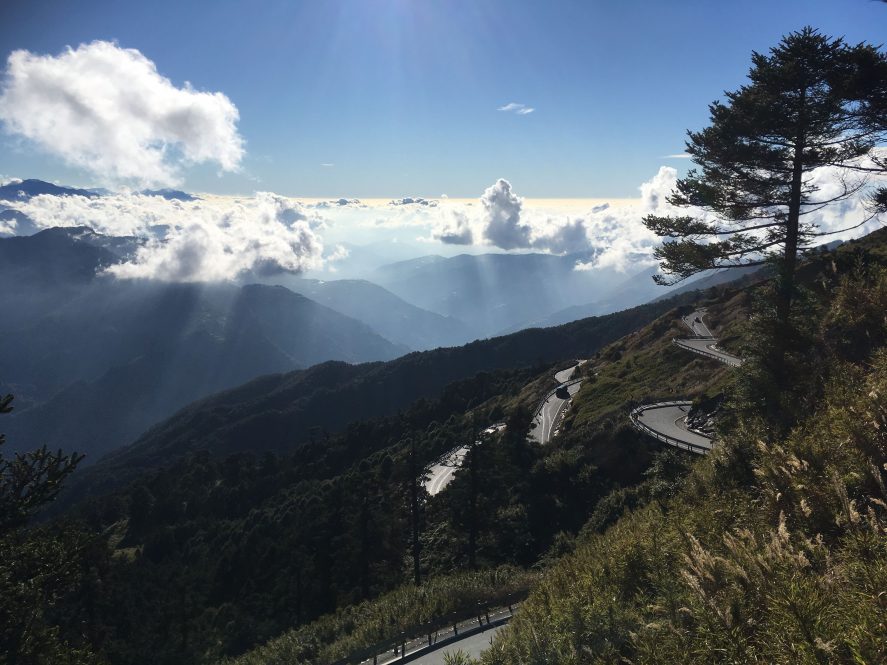 Taiwan has some of the world’s fastest rates of mountain building. Studying the mountains of Taiwan provides insight into how the mountains are formed and grow. This view is st Hualien, Taiwan.