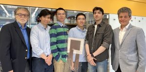 The research team. From left to right: Kazem Kazerounian, Thanh Nguyen, Feng Lin, Thinh Le, Meysam Chorsi, and Horea Ilies.