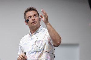 Ryan Coles speaking during a three-day workshop