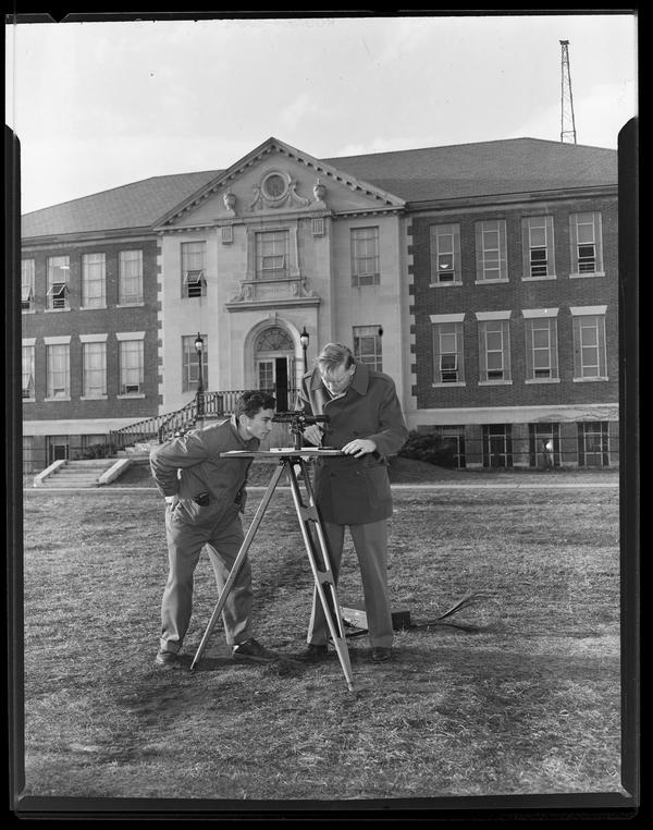 engineering surveying in 1950