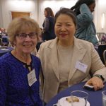 Shirley Gerrior joins Ji-Young Lee, department head of Nutritional Sciences, at the CAHNR Scholars Celebration