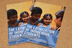 Book flyers "The Latinization of Indigenous Students."