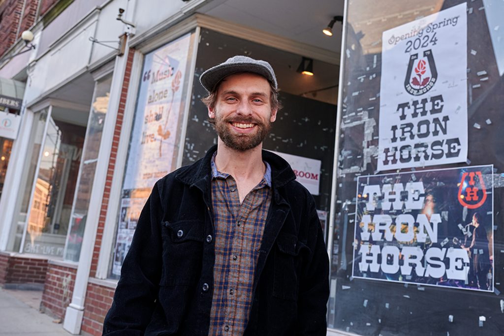 Northampton’s iconic Iron Horse music hall has been shuttered since March 2020. Freeman, of the UConn band Poor Old Shine, is raising money to bring the music back.