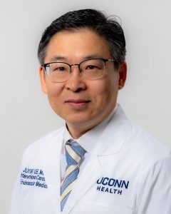 Dr. JuYong Lee portrait, white coat