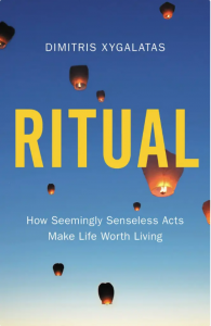 The cover of the book "Ritual" by UConn Professor Dimitris Xygalatas.