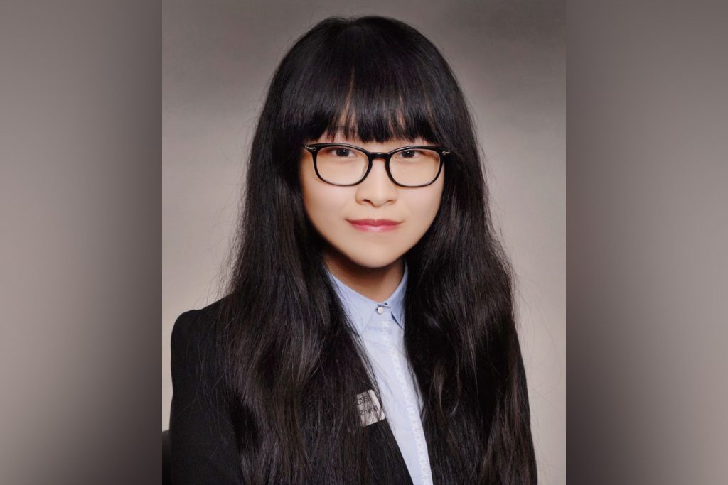 Ph.D. candidate Kangkang Zhang (above) was awarded a $25,000 dollar Fellowship by the Deloitte Foundation. She is one of only 10 scholars who were honored nationwide. (Contributed Photo)