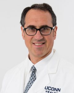 Dr. Abner Gerson portrait in white coat