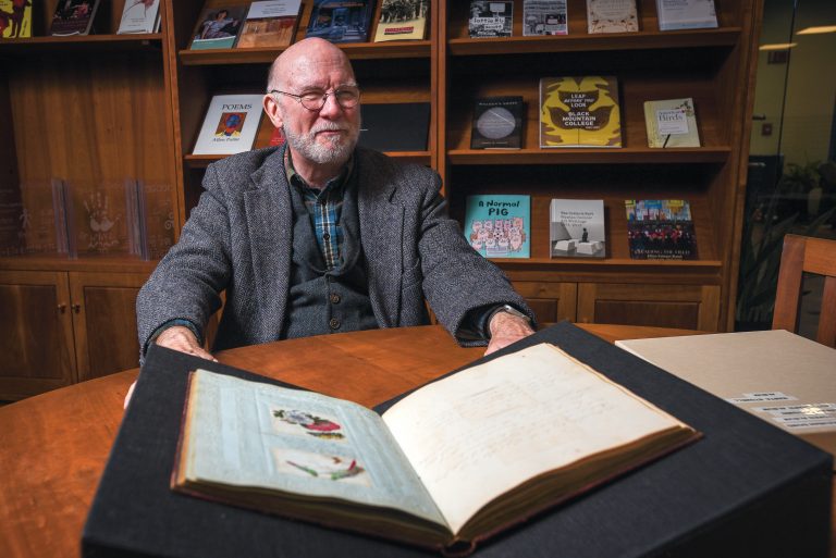 Thomas Long, professor emeritus in the School of Nursing, has donated more than a dozen 19th century books to the UConn Library and Archives & Special Collections.